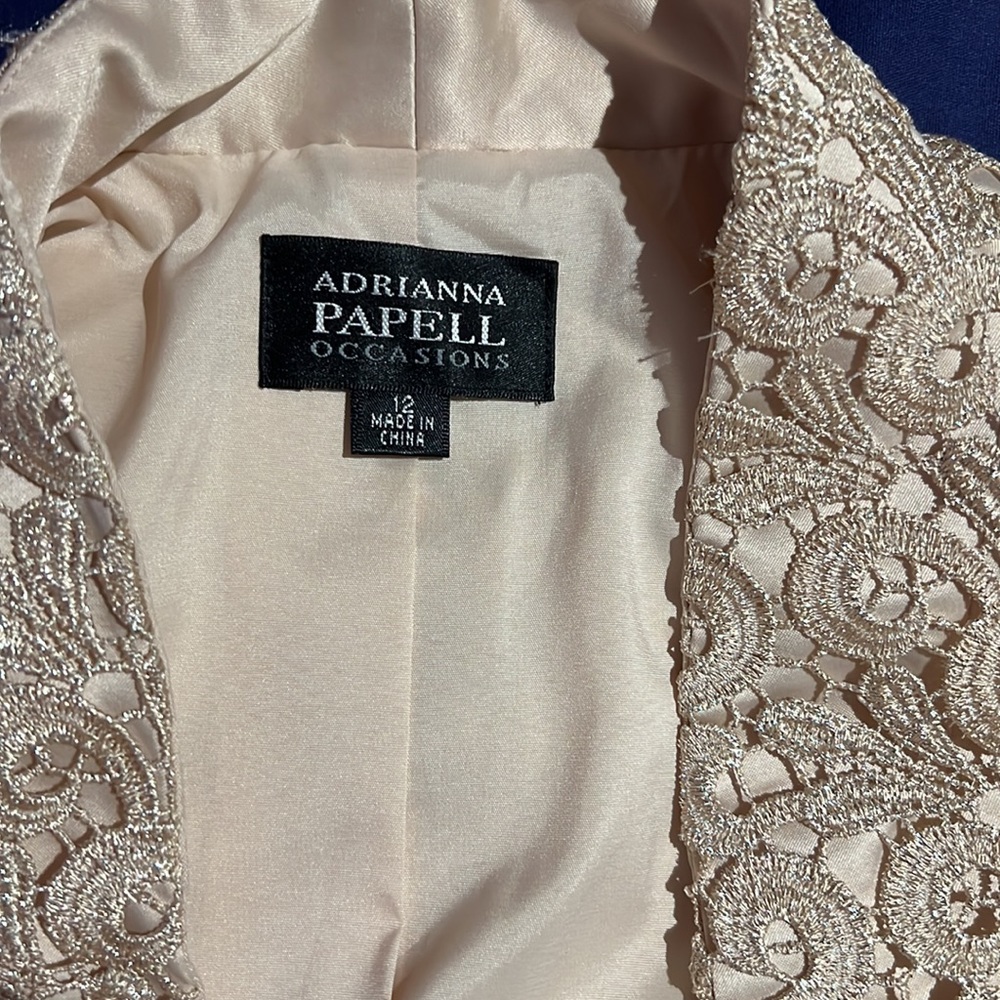 Two Piece Formal Strapless & Jacket Set - Picture 9 of 9